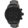 Horlogeband Fossil BQ1648 Leder Zwart 22mm